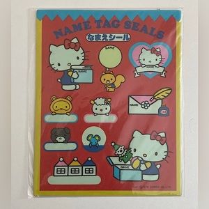 Vintage Sanrio 1976 & New Hello Kitty Stickers From Japan!!!